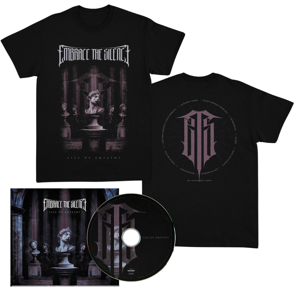 EMBRACE THE SILENCE - Lies Of Empathy Bundle (CD & T-Shirt)