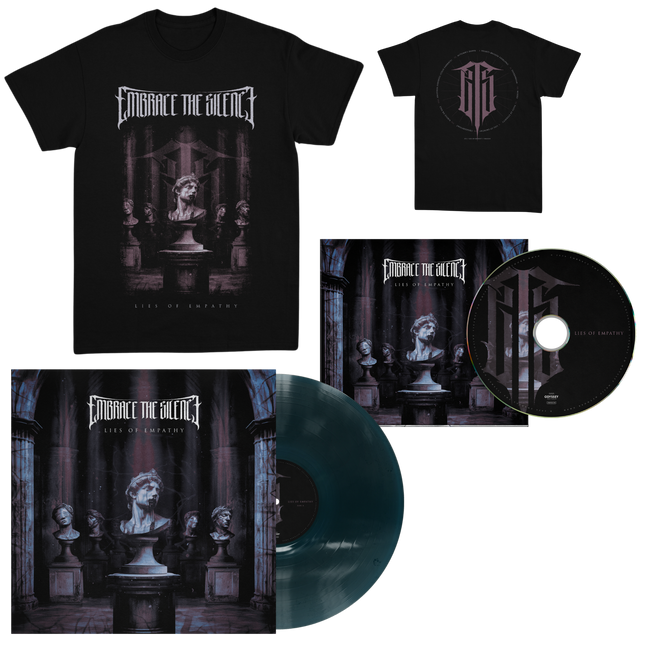 EMBRACE THE SILENCE - Lies Of Empathy Bundle (CD, LP & T-Shirt)