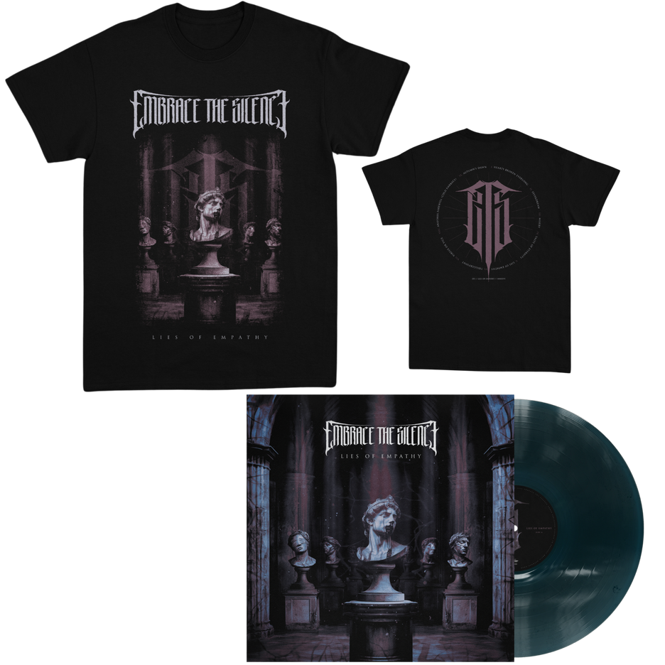 EMBRACE THE SILENCE - Lies Of Empathy Bundle (LP & T-Shirt)