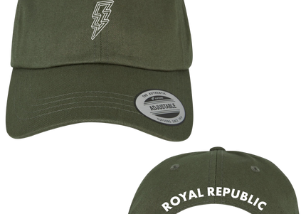 ROYAL REPUBLIC - Flash Logo Cap (burnt olive)