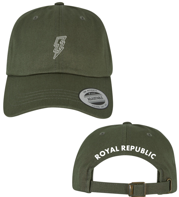 ROYAL REPUBLIC - Flash Logo Cap (burnt olive)