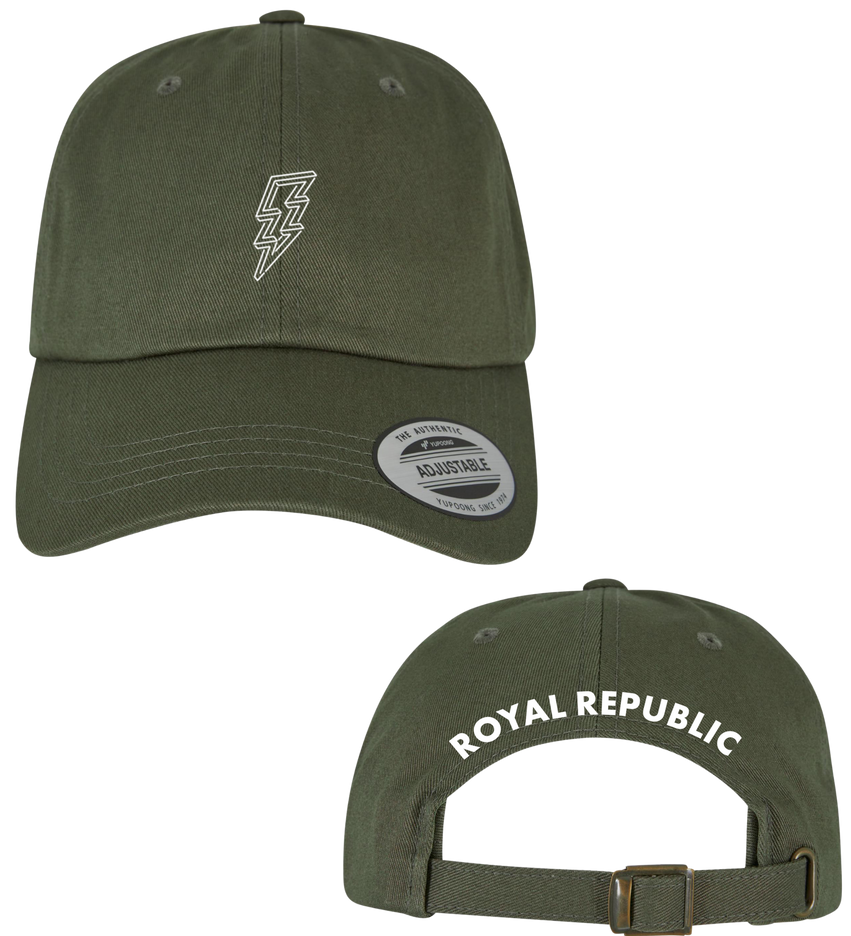 ROYAL REPUBLIC - Flash Logo Cap (burnt olive)