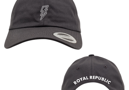 ROYAL REPUBLIC - Flash Logo Cap (dark grey)