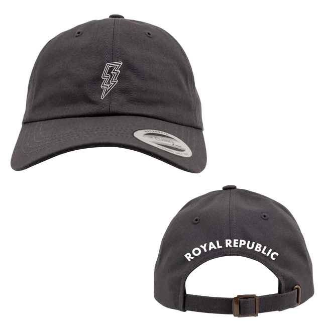 ROYAL REPUBLIC - Flash Logo Cap (dark grey)