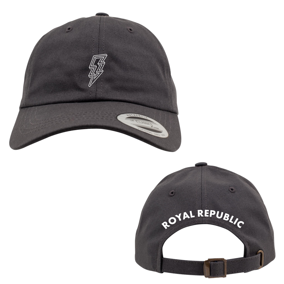 ROYAL REPUBLIC - Flash Logo Cap (dark grey)