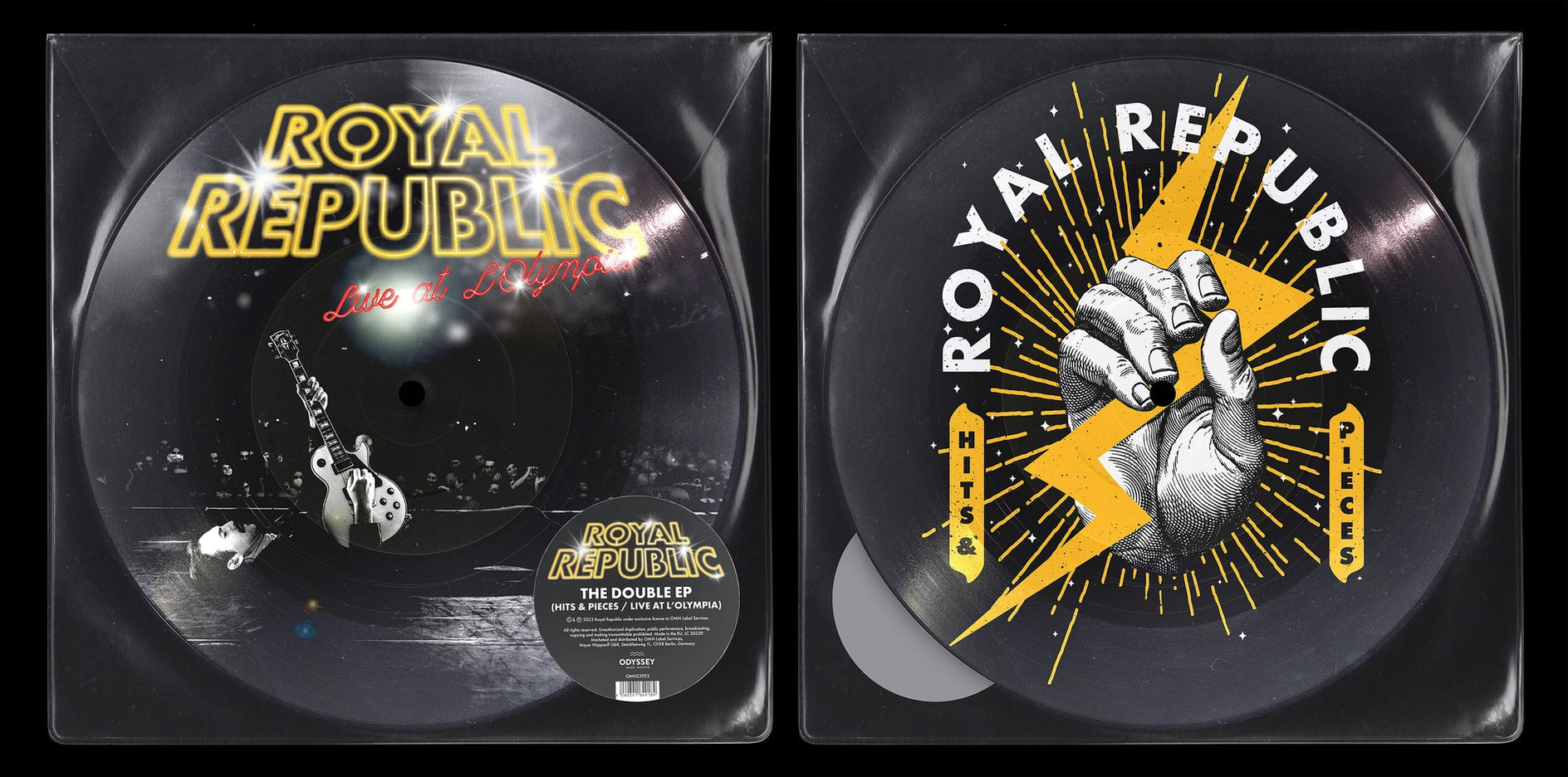 ROYAL REPUBLIC - The Double EP (Hits & Pieces / Live at l'Olympia) (Picture Vinyl)