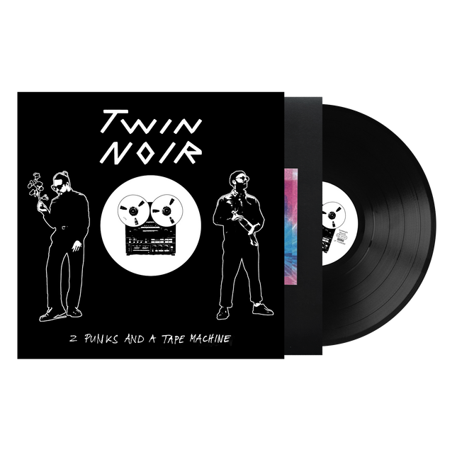 TWIN NOIR - 2 Punks And A Tape Machine LP (Schwarzes Vinyl)