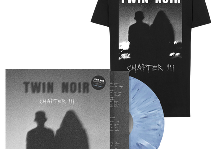 TWIN NOIR - Chapter 3 T-Shirt & Ice Grey Marbled Vinyl Bundle