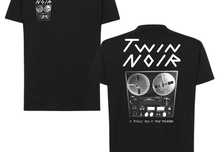 TWIN NOIR - Tape Machine T-Shirt