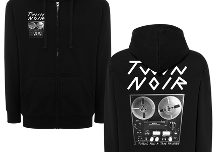 TWIN NOIR - Tape Machine Zip-Hood