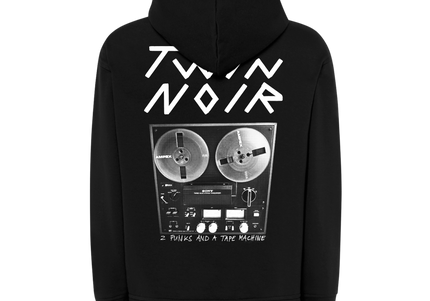 TWIN NOIR - Tape Machine Zip-Hood