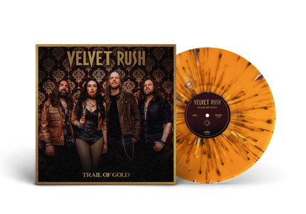 VELVET RUSH - Trail Of Gold LP (Orange/Gold/Black Splatter Vinyl)