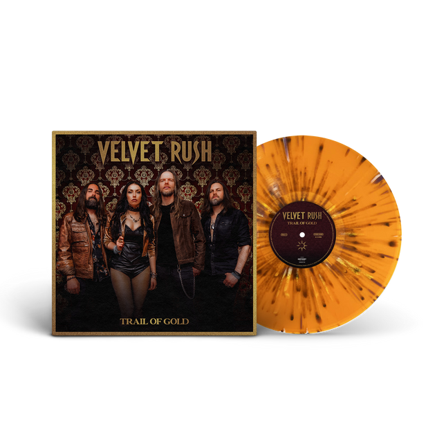 VELVET RUSH - Trail Of Gold LP (Orange/Gold/Black Splatter Vinyl)