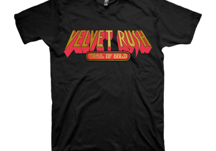 VELVET RUSH - Trail Of Gold Logo T-Shirt